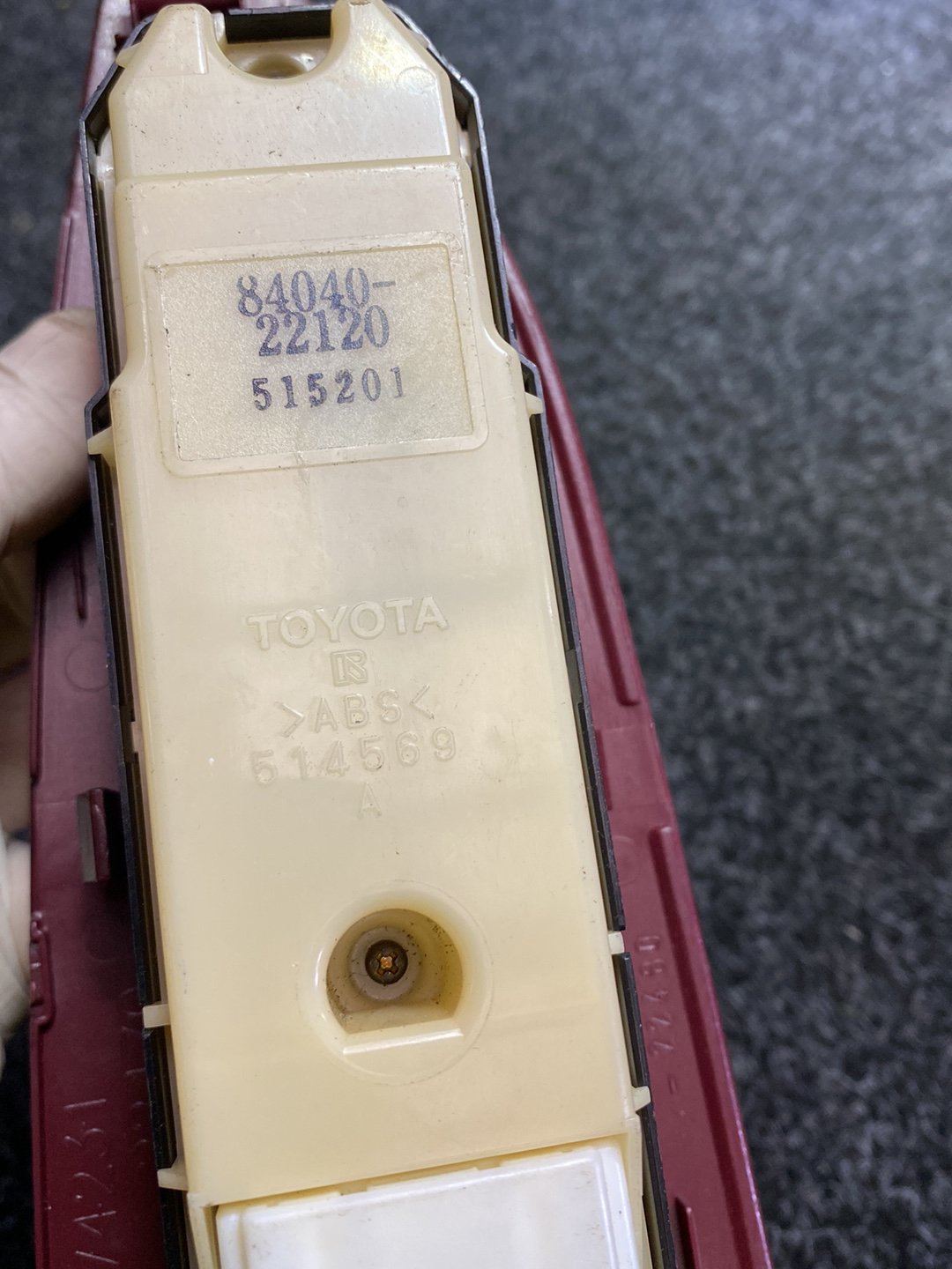 2005 Used Toyota Mark X- Master Power Window Switch PN: 84040-22120