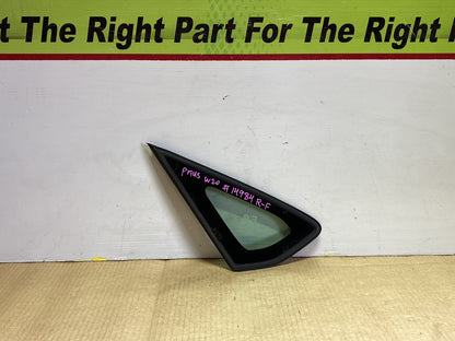 2005 Used Toyota Prius NHW20 - Right Front Quarter Door Glass