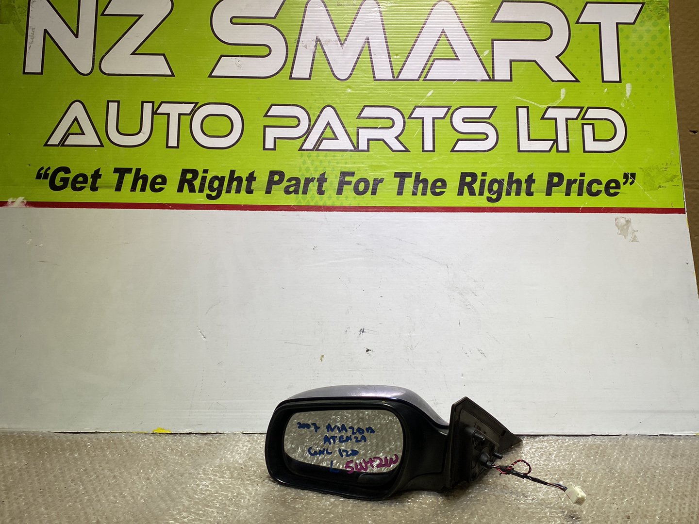 2007 Mazda Atenza- Left Door Mirror PN: 2 plugs 7 wires