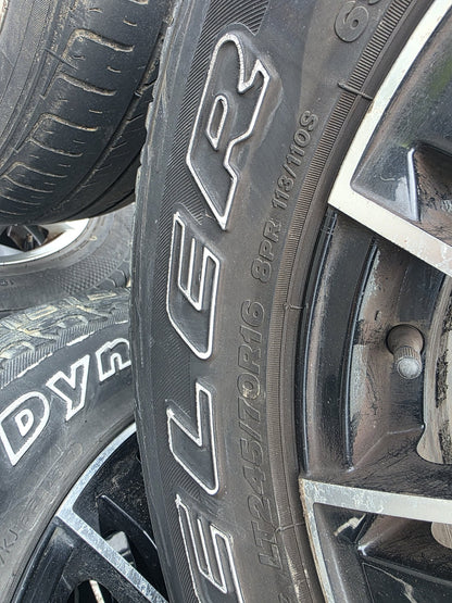 Mag Wheel Set 6x139.7 Stud Pattern/ Wheel Size: 16x7 J/ Offset: 26