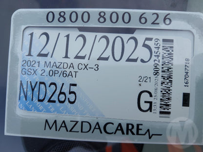 2021, Mazda, CX-3 Dismantling For Parts