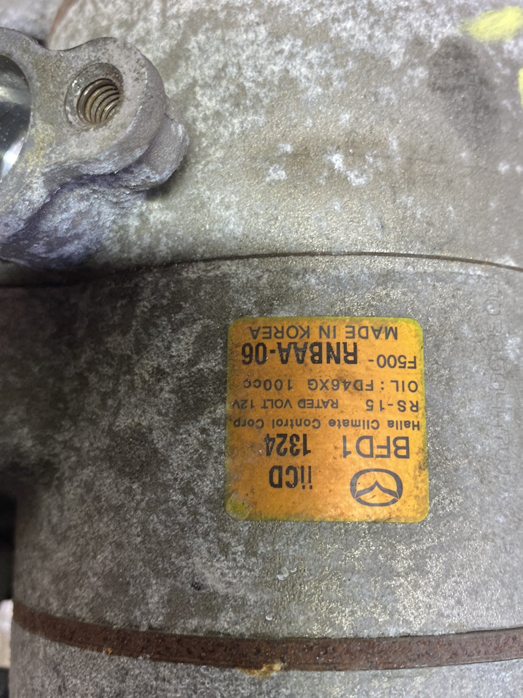 2013 Nissan Lafesta- A/C Compressor PN: CWFFWN-105552