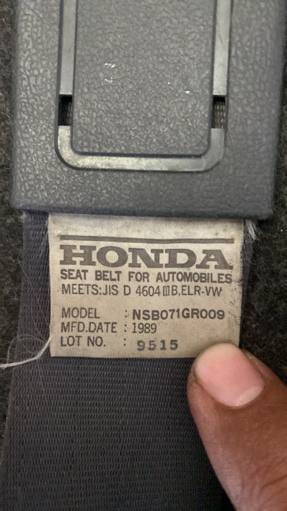 1989 Honda Integra- Right Front Seat Belt PN: