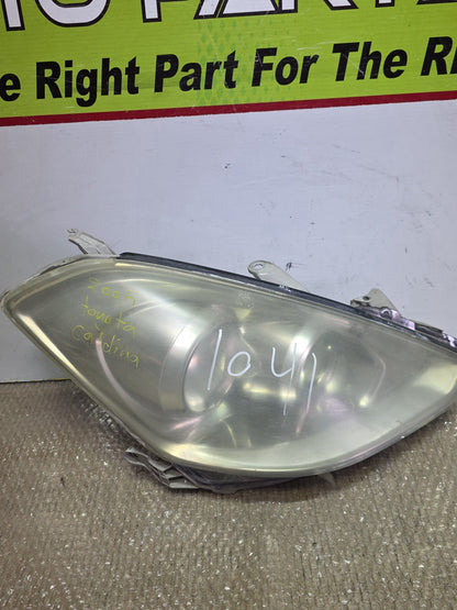 2005 Used Toyota Caldina ZZT241- Right Headlight PN: 81145-21110