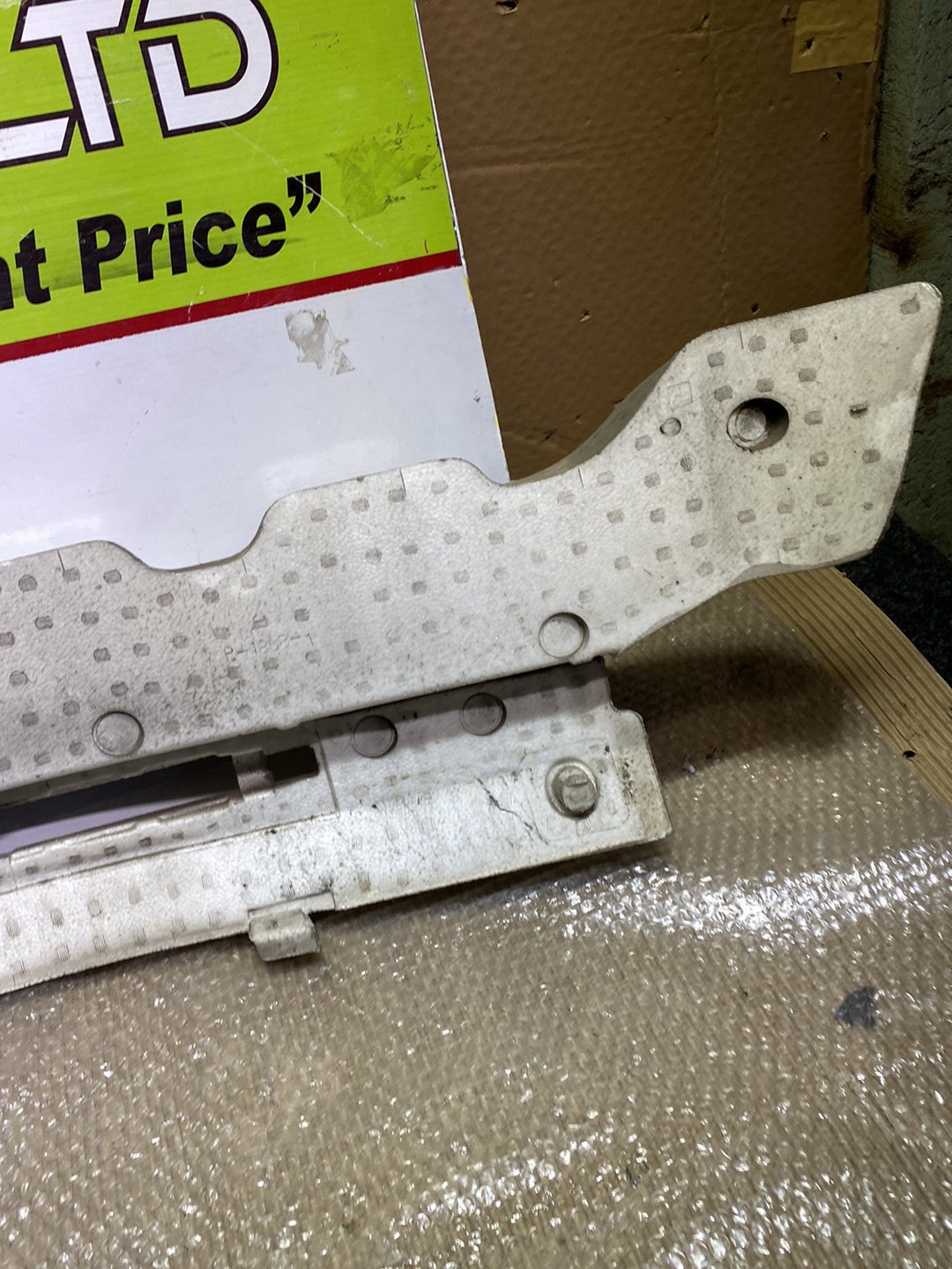 2007 Used Toyota Harrier- Rear Inner Bumper Absorber PN: see photos