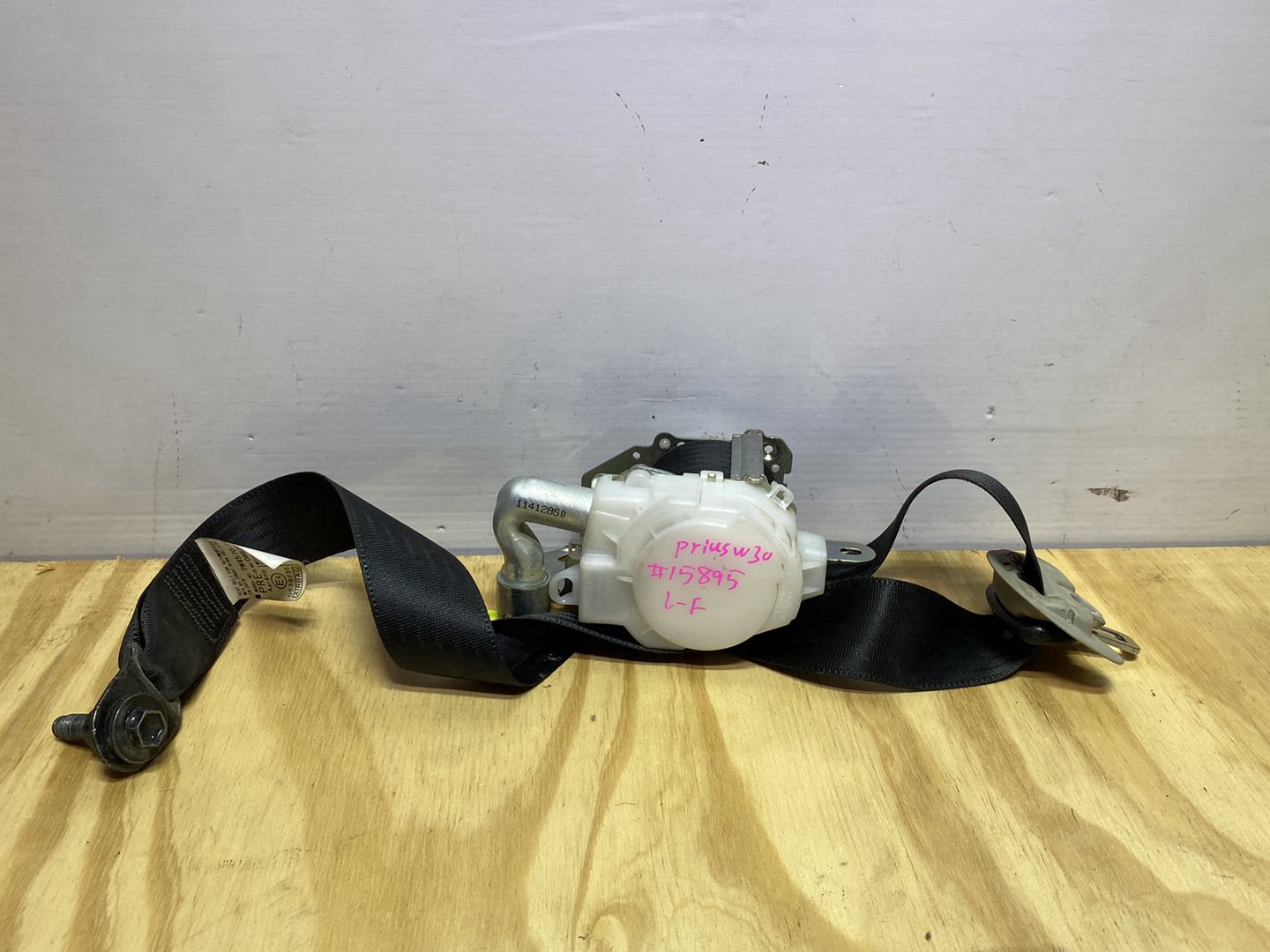 2014 Toyota Prius ZVW30 - Left Front Seat Belt PN: see photo