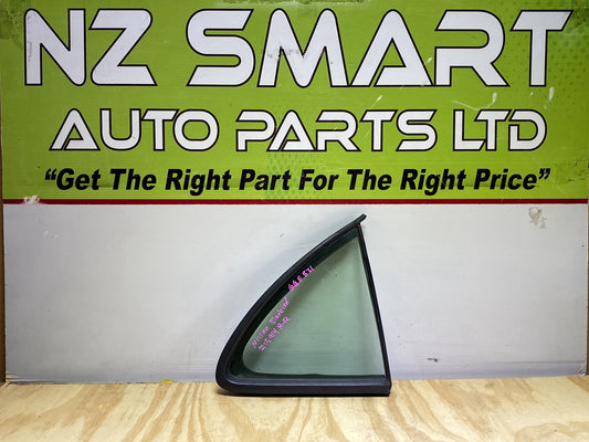 2005 Nissan Bluebird QG10 - Right Rear Quarter Door Glass