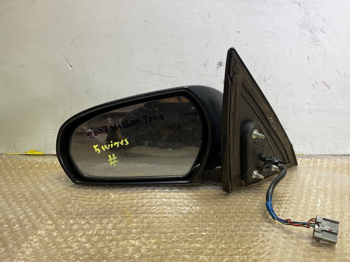 2007 Nissan Teana- Left Door Mirror PN: 5 wires
