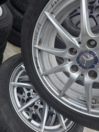 Mercedes Benz Mag Wheel Set 5x112 Stud Pattern/ Wheel Size 17x6.5 JJ/ Offset: 49