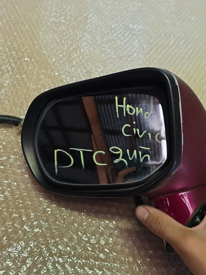 2007 Honda Civic - Left Door Mirror PN: 6 wires