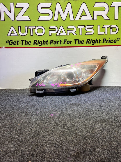 2010 Mazda Axela - Left Headlight Manual Adjust/ Non Hid/ Koito 100-41343