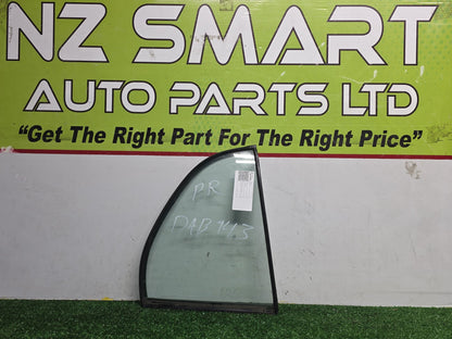 Mar 1996 to Sep 1999 - Used Toyota Starlet EP91 - Right Rear Quarter Door Glass PN: 68123-10180