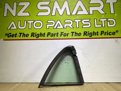 2002 Nissan Bluebird- Left Rear Quarter Door Glass PN: see photos