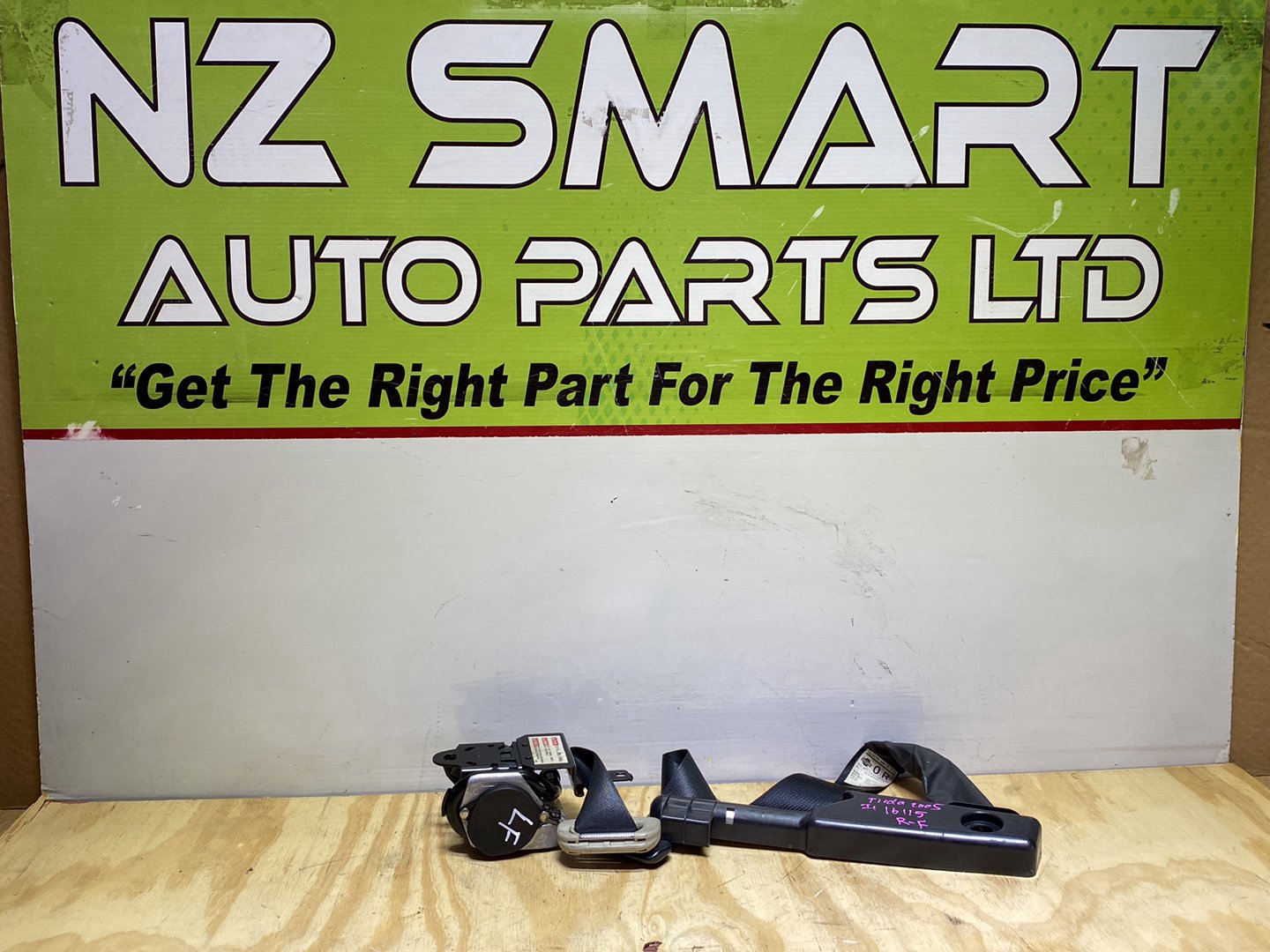2005 Nissan Tiida C11 - Right Front Seat Belt PN: see photo