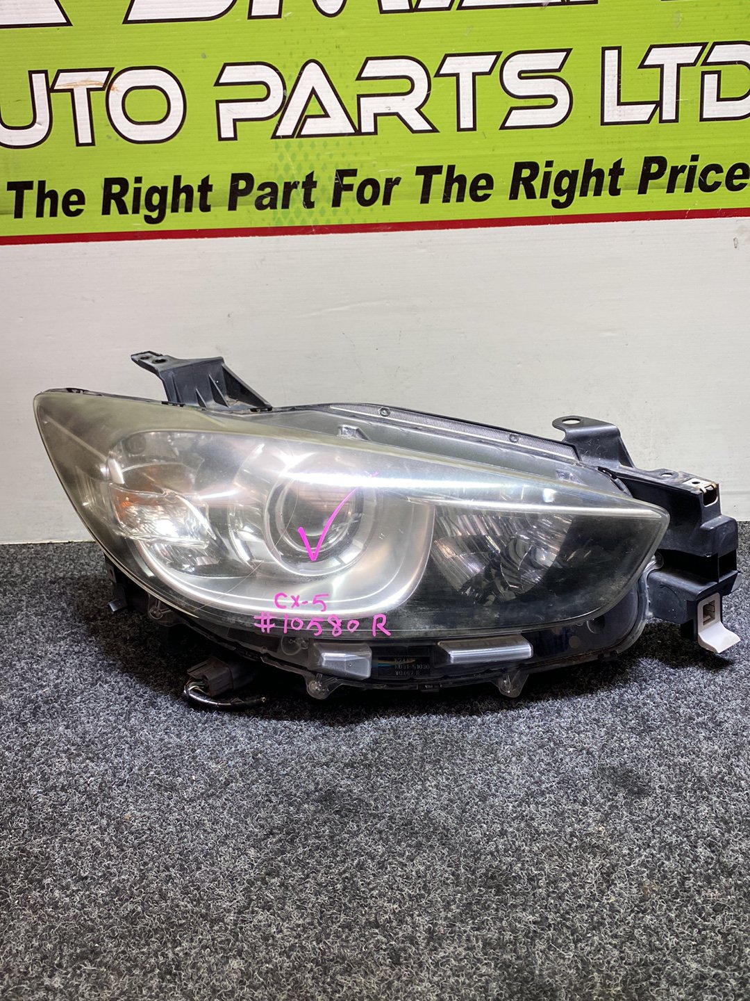 2014 Mazda CX-5 - Right Headlight PN: KD31-51030
