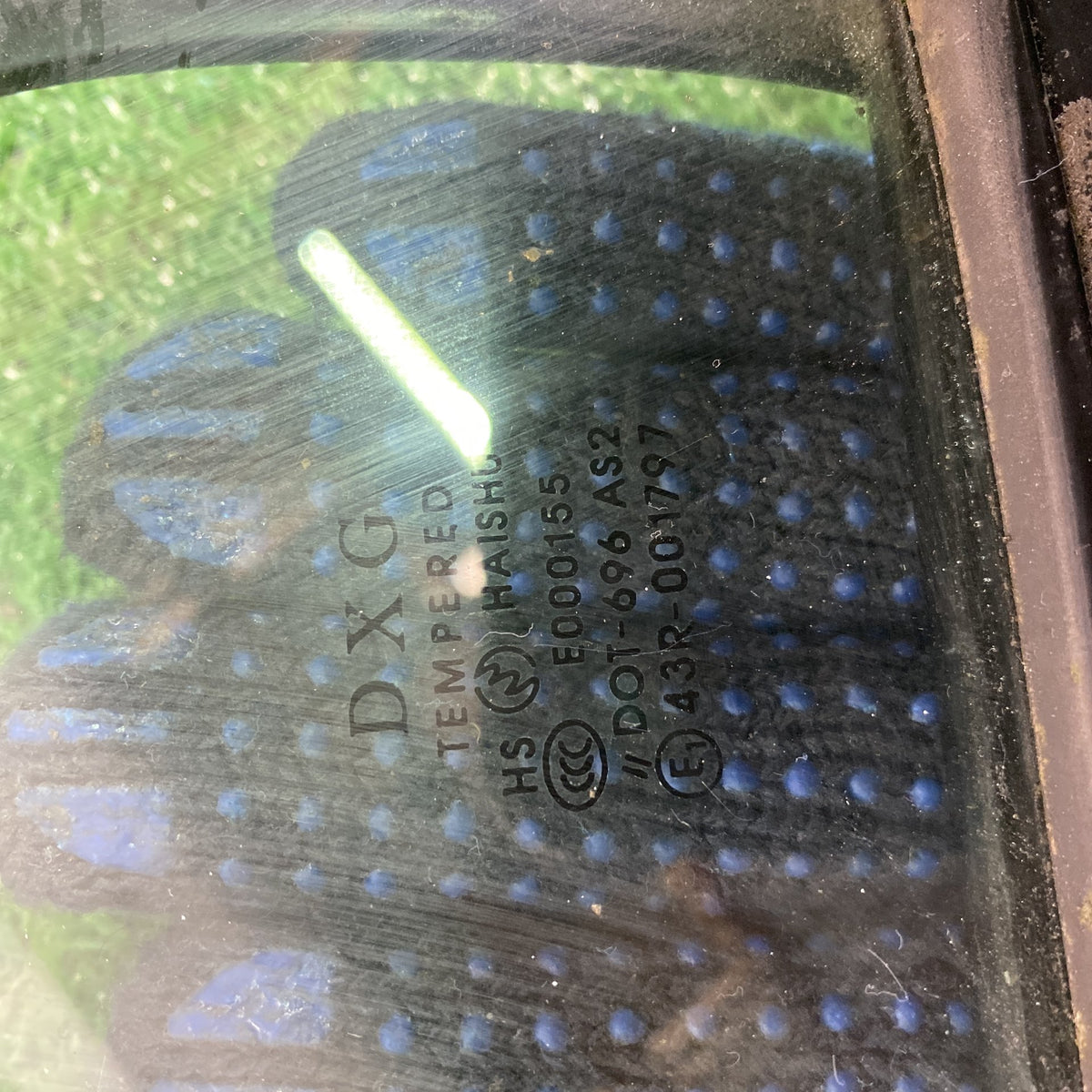 2002 Mitsubishi Lancer - Left Rear Quarter Door Glass PN: See photos