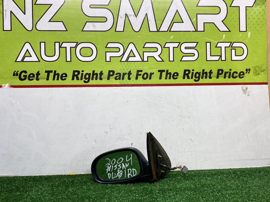 2004 Nissan Bluebird - Left Door Mirror PN: 5 Wires