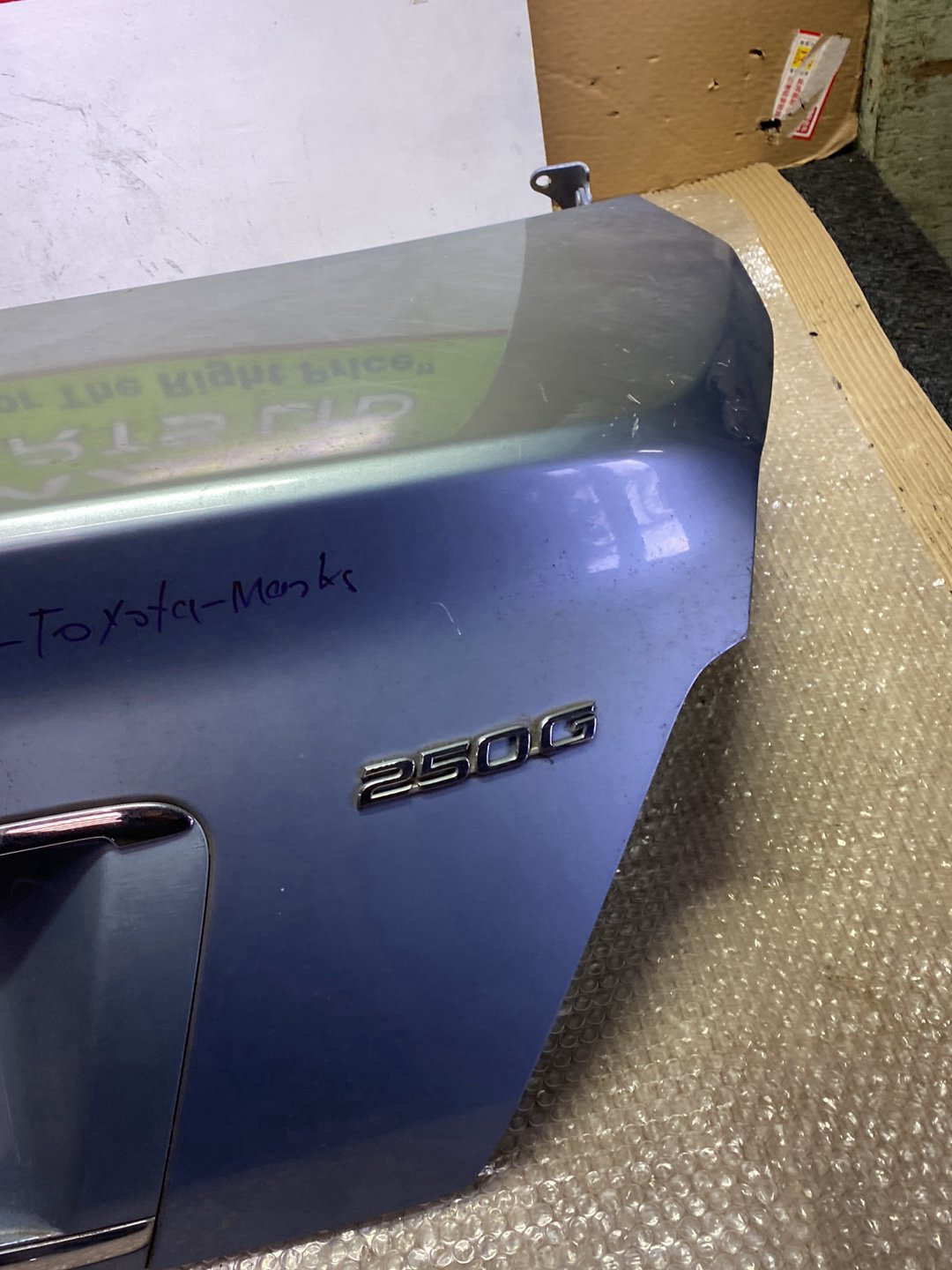 2005 Used Toyota Mark X- Bootlid/Tailgate PN: see photos