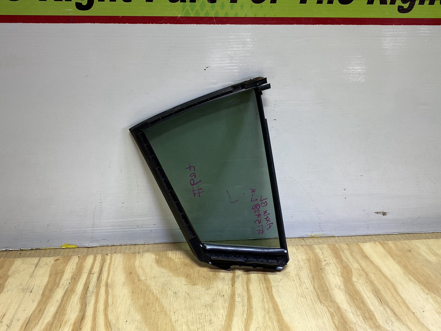 2012 Mazda Axela BLFFP - Left Rear Quarter Door Glass