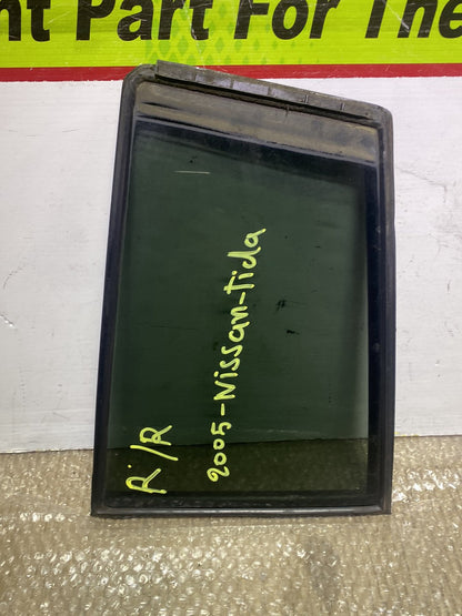 2005 Nissan Tiida- Right Rear Quarter Door Glass PN: see photos