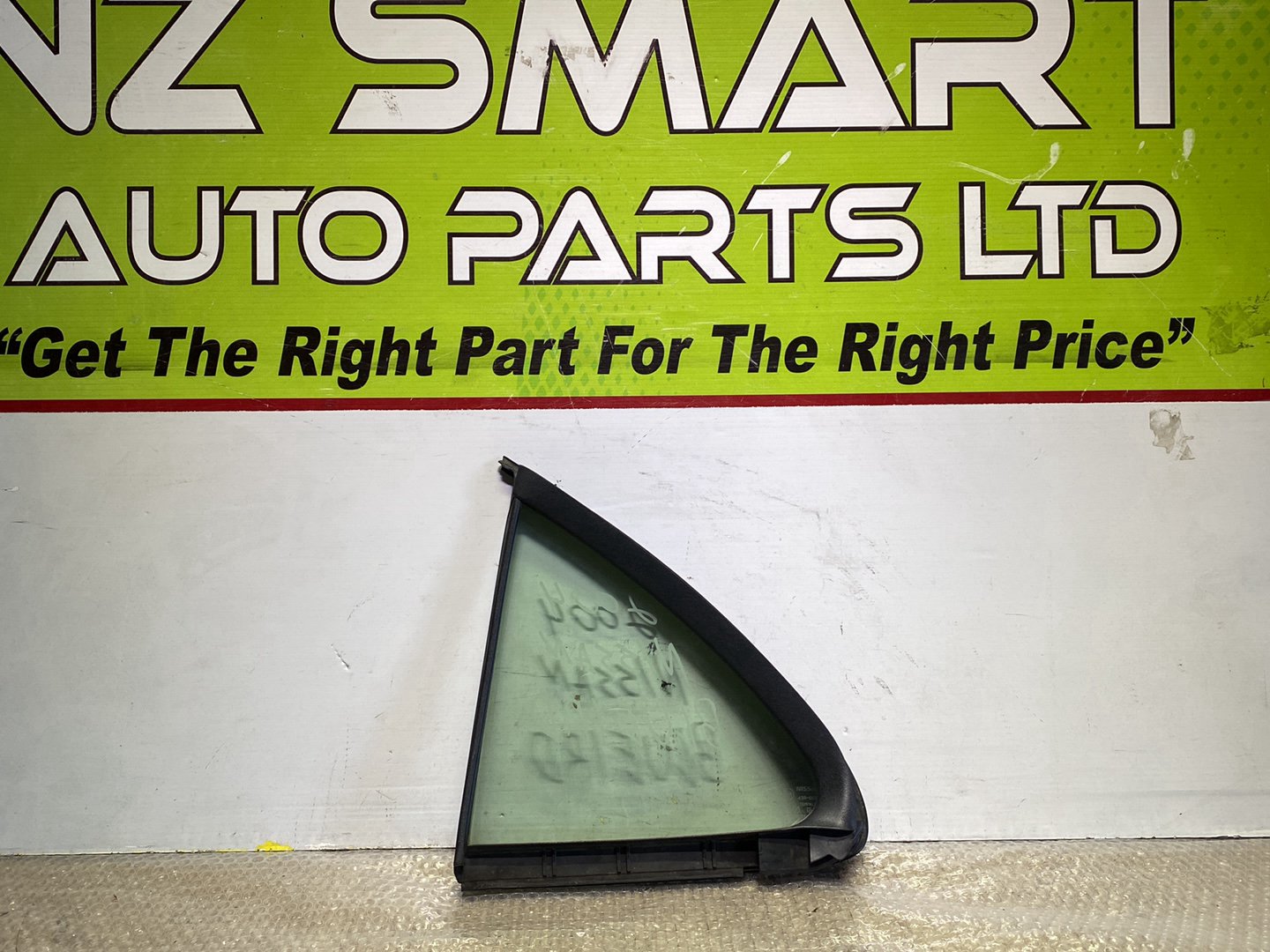 2004 Nissan Bluebird- Right Rear Quarter Door Glass PN: M2E2