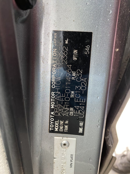 2005 Toyota Alphard ANH10 Dismantling For Parts