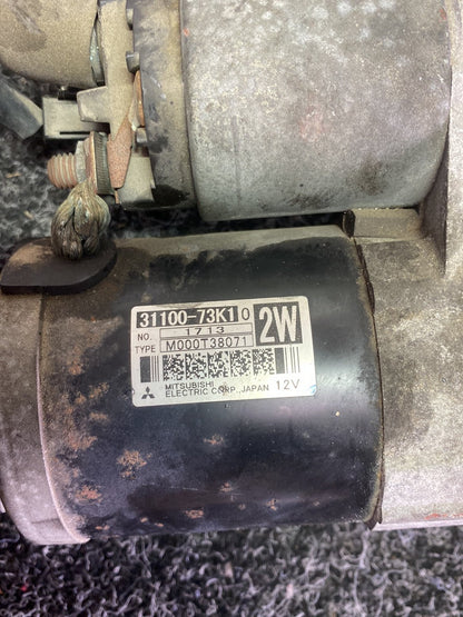 2011 Suzuki Swift ZC72S - Starter Motor
