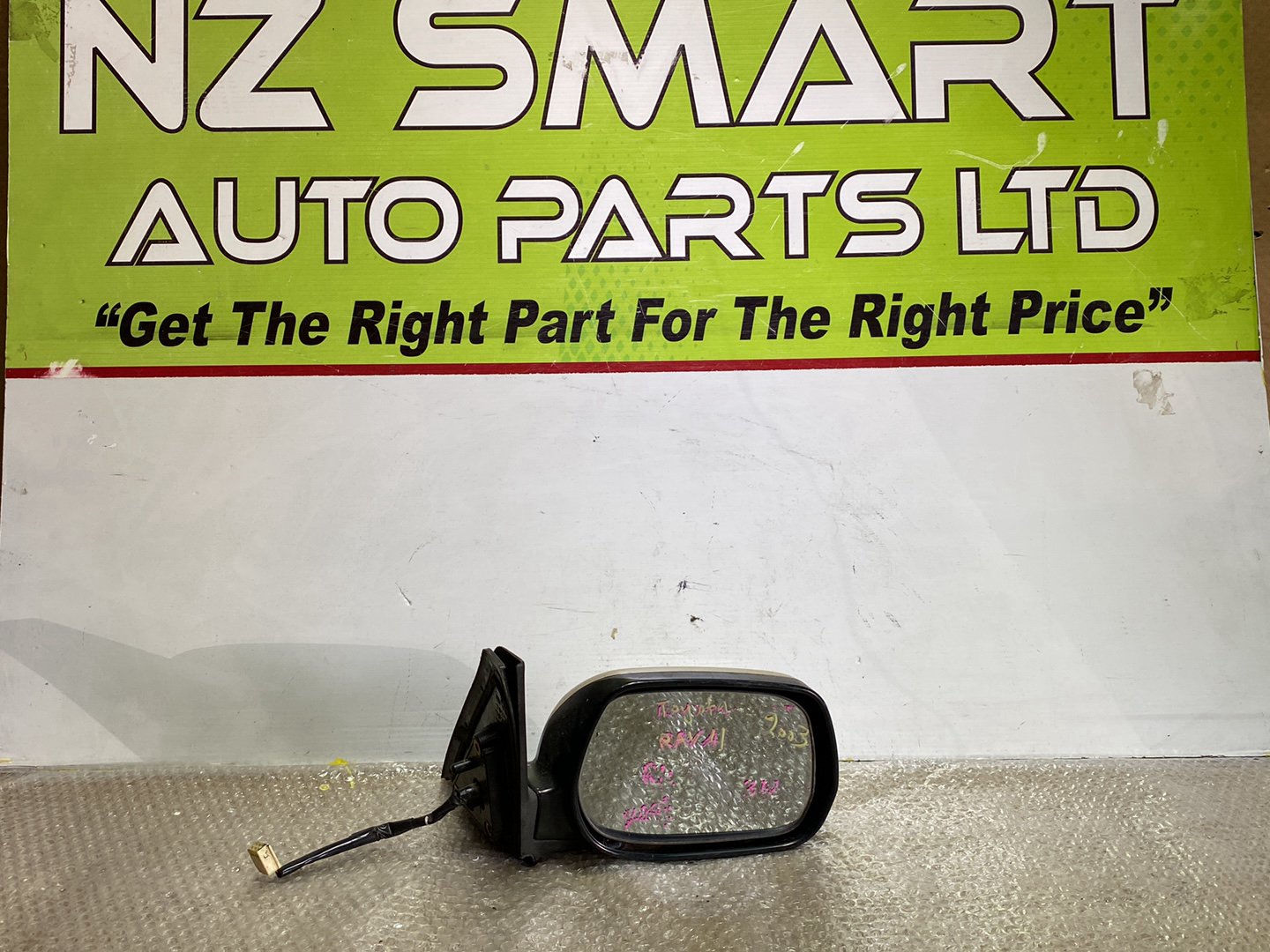 2003 Used Toyota RAV4- Right Door Mirror PN: 3 wires