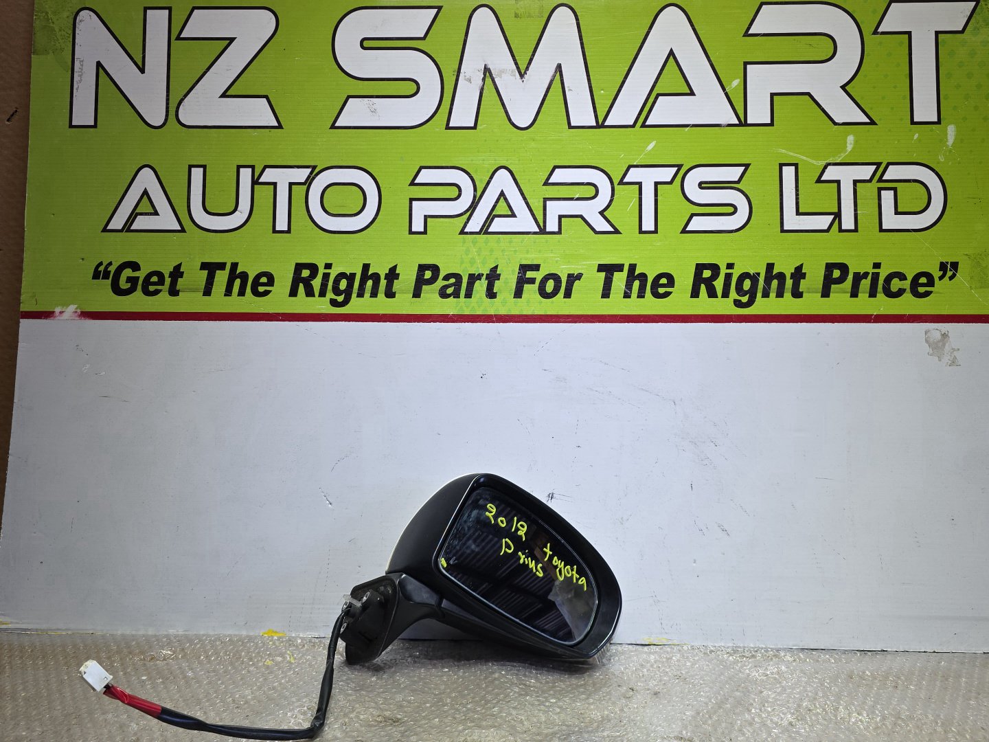 2012 Used Toyota Prius- Right Door Mirror PN: 7 wires
