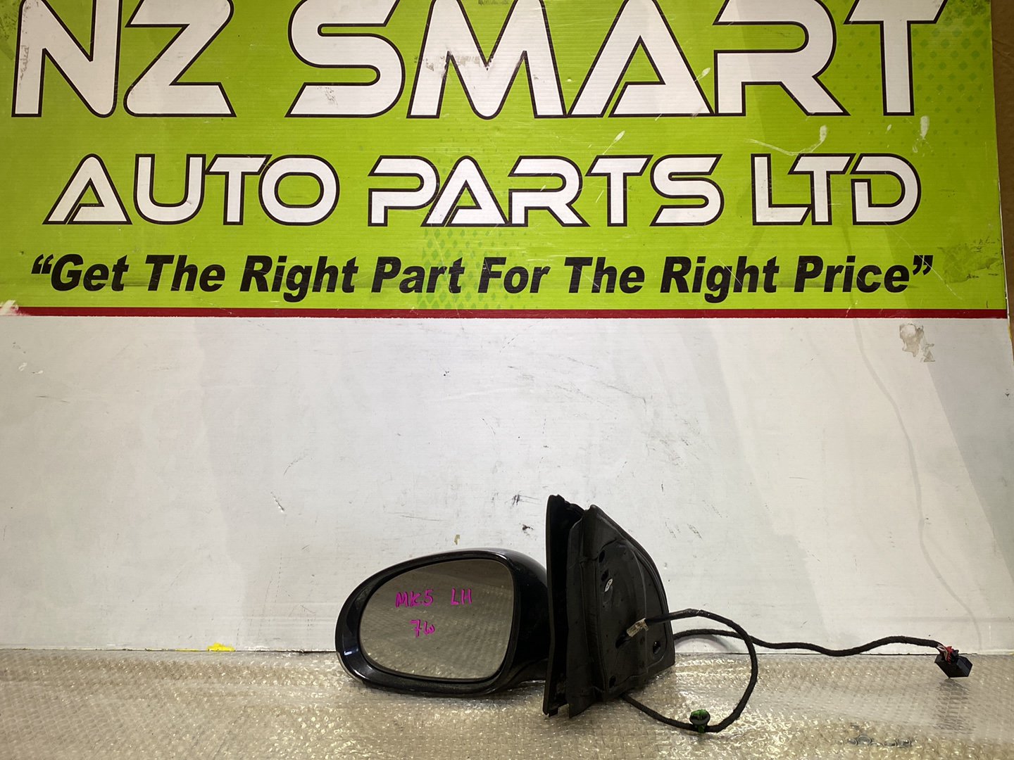 2006 Volkswagen Golf- Left Door Mirror PN: 8 wires