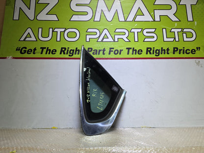 2008 Nissan Bluebird - Right Rear Quarter Door Glass PN: M282