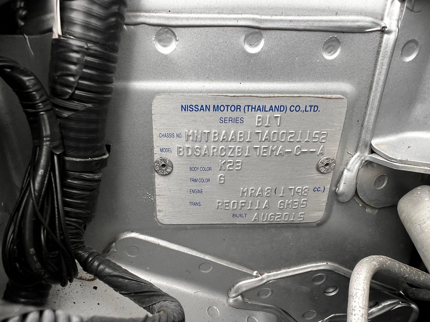 2015 Nissan Pulsar ST Dismantling For Parts