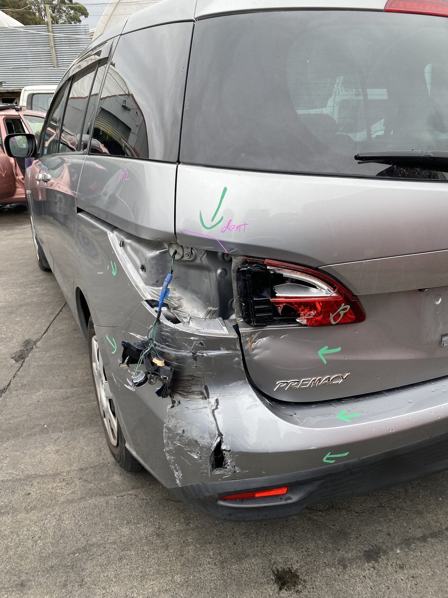 2013, Mazda, Premacy Dismantling For Parts