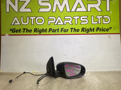 2011 Volkswagen Golf GTI- Right Door Mirror PN: 9 wires