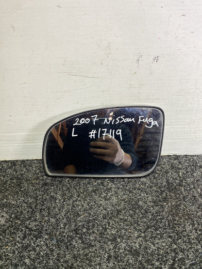 2007 Nissan Fuga - Left Door Mirror Glass