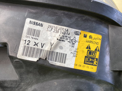 2007 Nissan Dualis J10 - Right Headlight PN: 26010JD01A