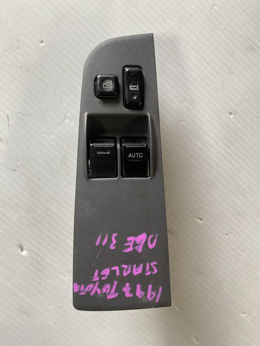 1997 Used Toyota Starlet- Master Power Window Switch PN: 2 door type