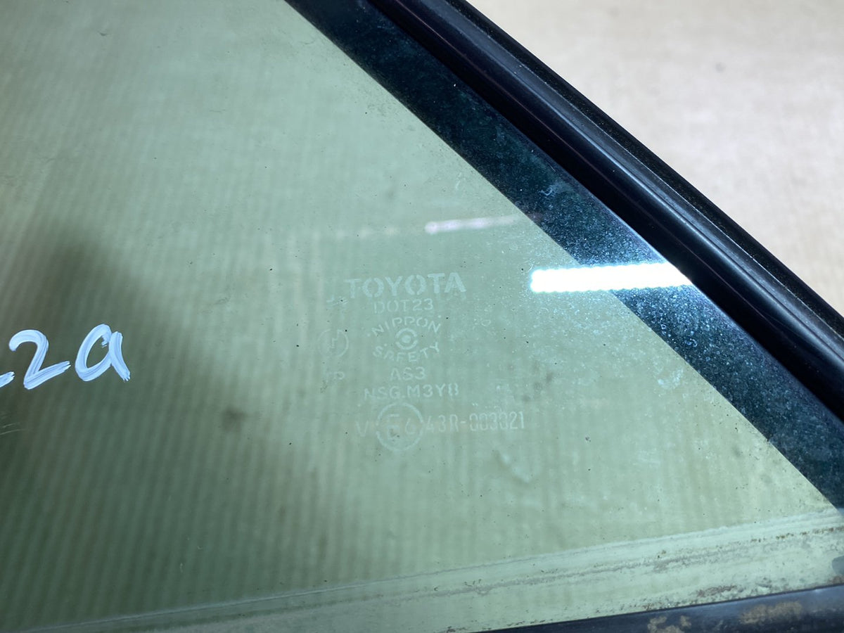 2002 Used Toyota Altezza JCE10 - Left Rear Quarter Door Glass