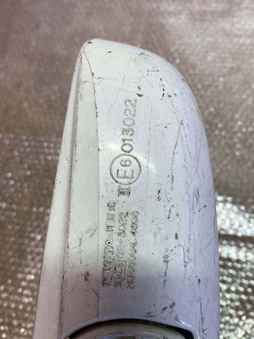 1996 Used Toyota Corolla- Right Door Mirror PN: 5 wires