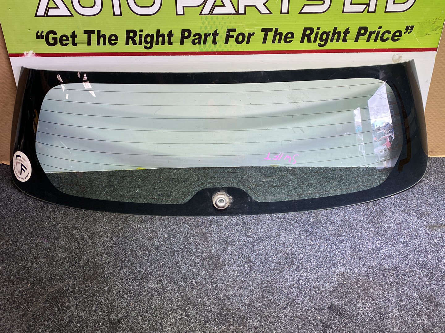 2011 Suzuki Swift - Rear Tailgate Glass PN: Tint Number M2A2