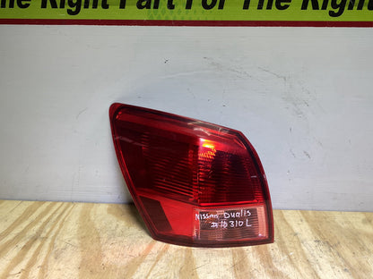 2008 Nissan Dualis KNJ10 - Left Taillight PN: After market