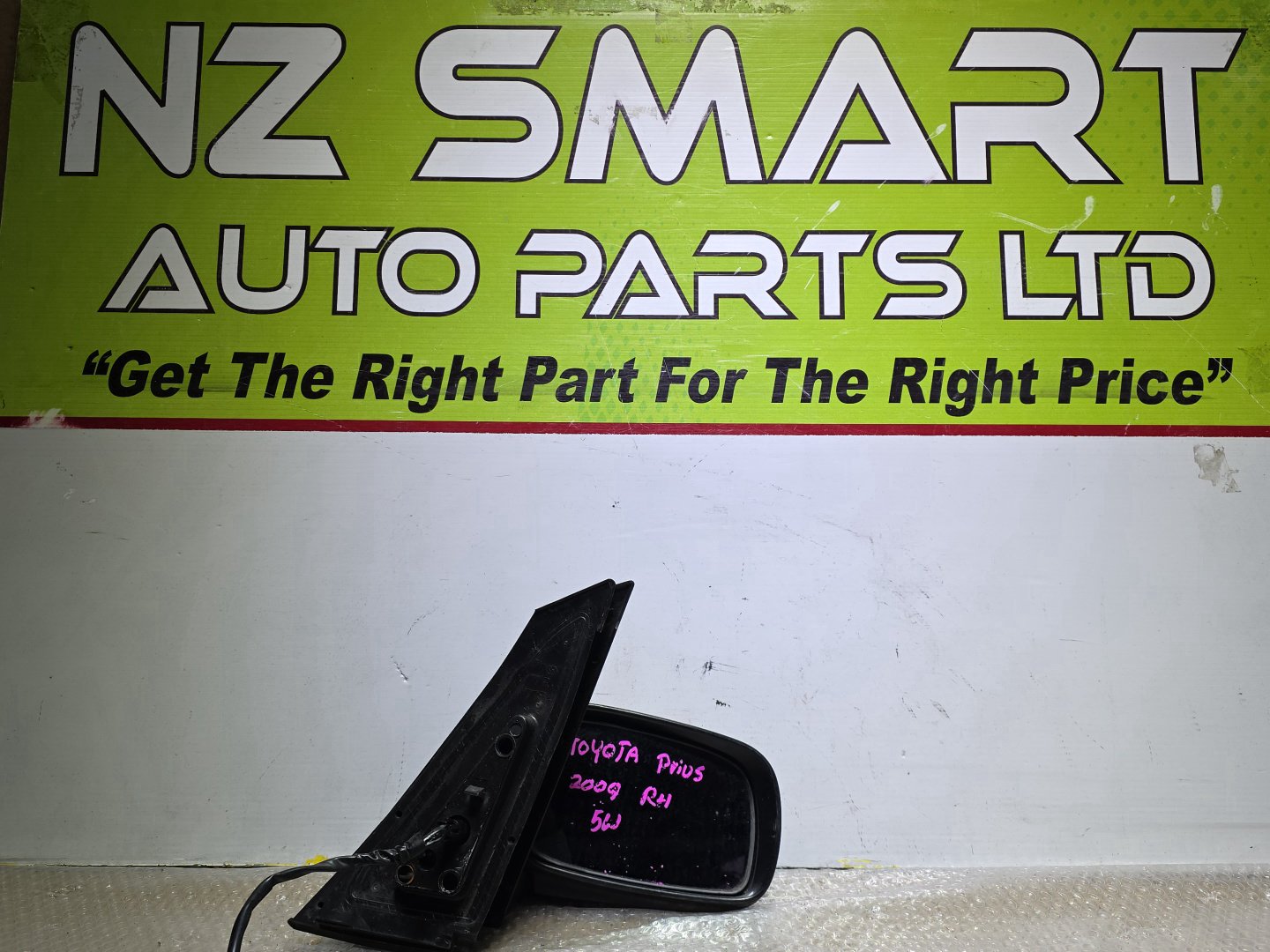 2009 Used Toyota Prius- Right Door Mirror PN: 5 wires