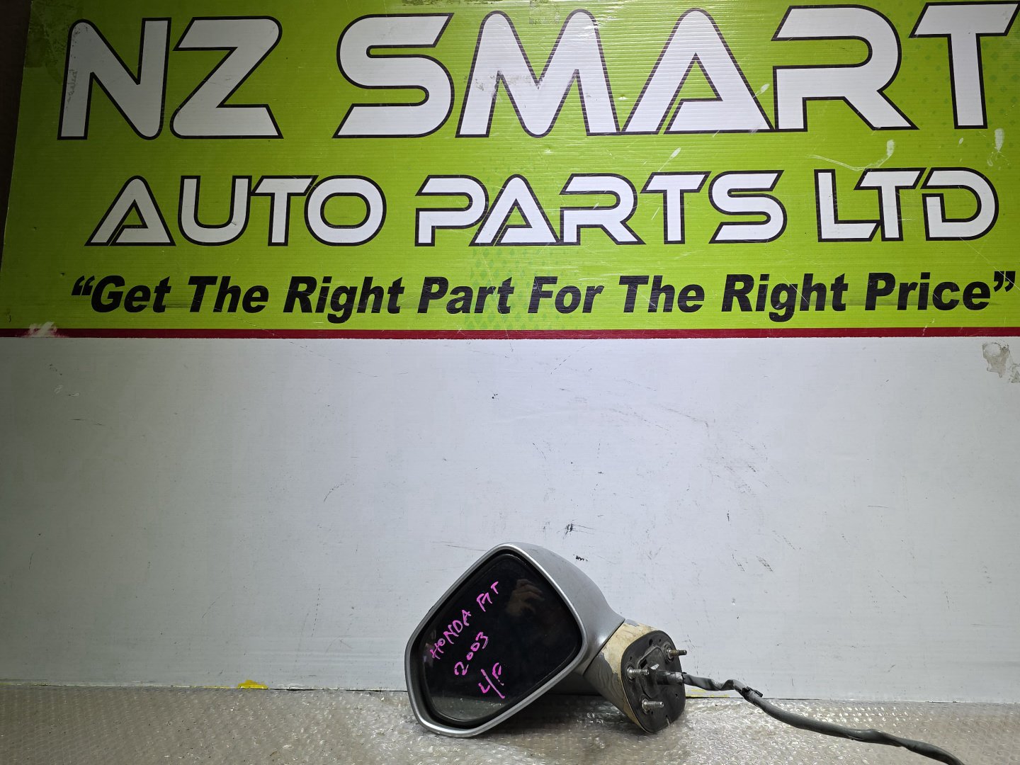 2003 Honda Fit- Left Door Mirror PN: 4 wires