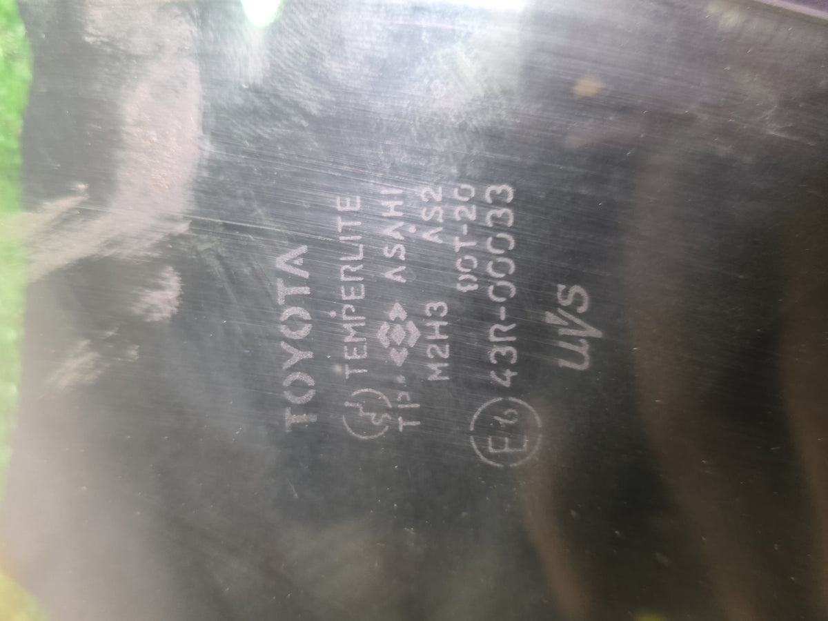 1997 Used Toyota Starlet - Left Front Door Glass PN: M2H3