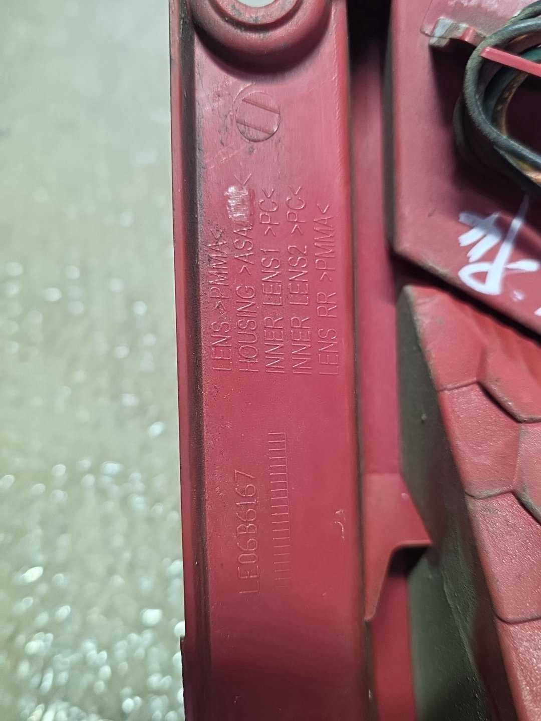 2008 Suzuki Swift- Right Taillight PN: 3565073K00
