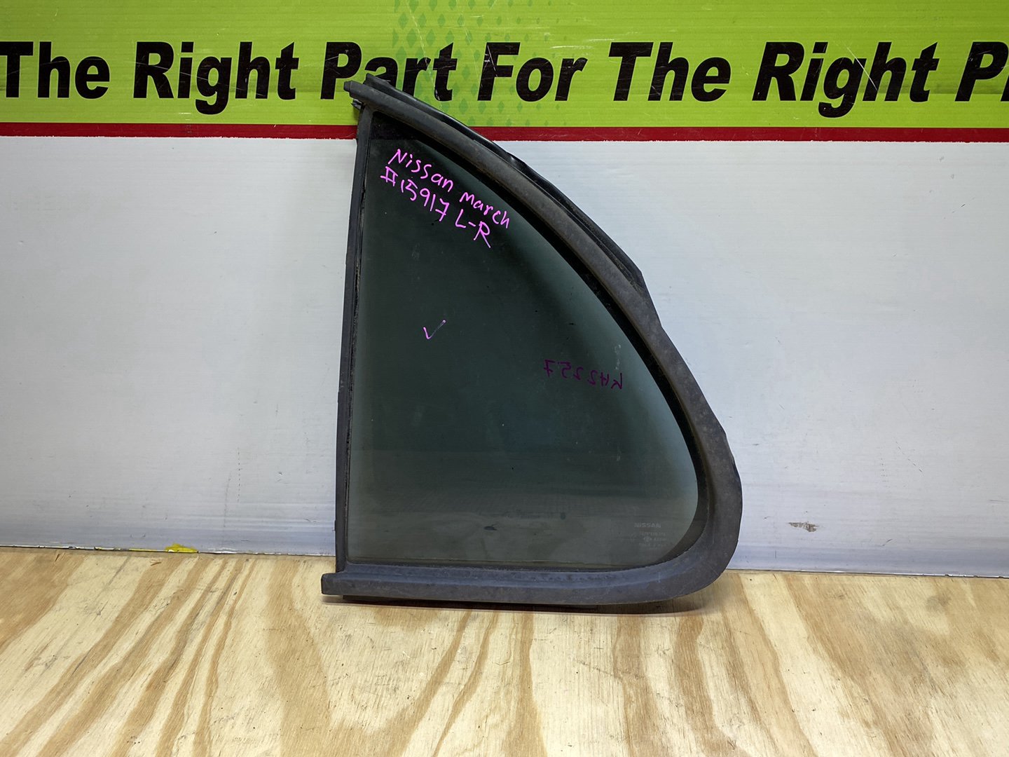 2007 Nissan March AK12 - Left Rear Quarter Door Glass