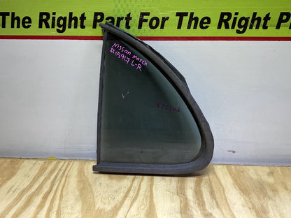 2007 Nissan March AK12 - Left Rear Quarter Door Glass