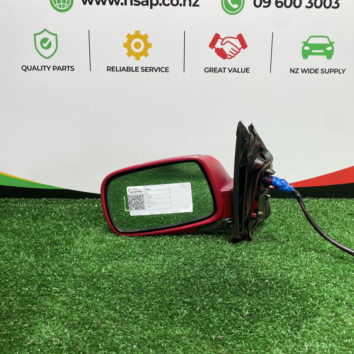 2004 Used Toyota Ist - Left Door Mirror PN: 5 Wires