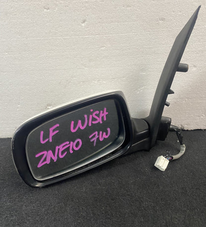 2007 Used Toyota Wish- Left Door Mirror PN: 7 wire