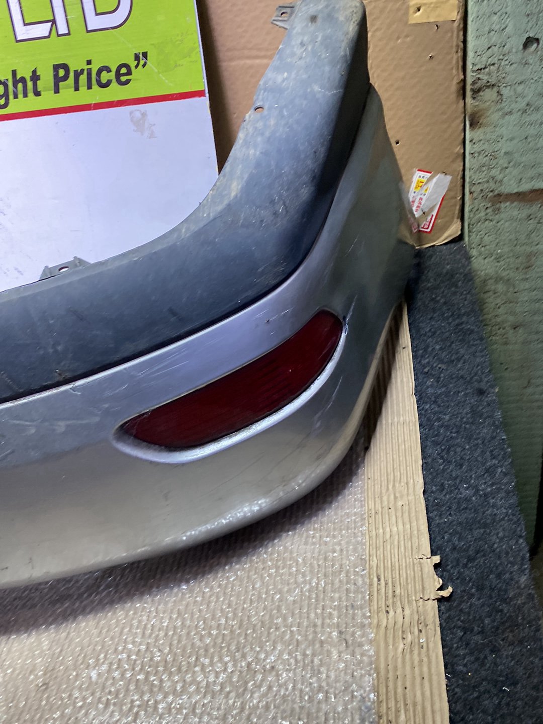 2007 Used Toyota Harrier- Rear Bumper PN: see photos